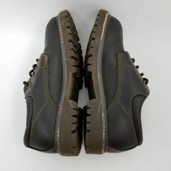 Kids Oxford Beaver Creek Darren Lace Up Pu Leather Chunky Dress Shoes Size 3.5 - Picture 9 of 11